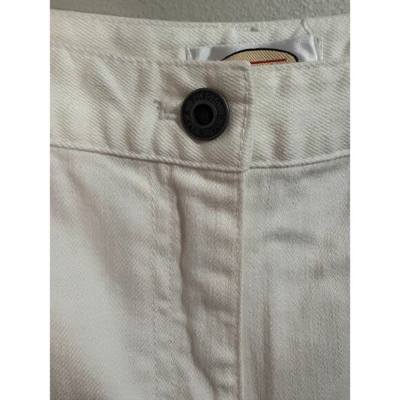 Talbots White Stretch Crop Jeans Petite Size 12 - Picture 4 of 7